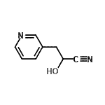 CAS 登录号：458528-65-9， 2-羟基-3-(3-吡啶基)丙腈
