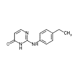 CAS 登录号：459196-65-7， 2-[(4-乙基苯基)氨基]-4(1H)-嘧啶酮