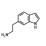 CAS 登录号：46054-15-3， 2-(1H-吲哚-6-基)乙胺