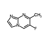 CAS 登录号：462651-96-3， 6-氟-7-甲基咪唑并[1,2-a]嘧啶