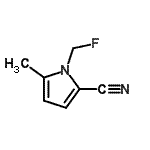 CAS 登录号：463298-07-9， 1-(氟甲基)-5-甲基-1H-吡咯-2-甲腈