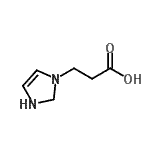 CAS 登录号：463325-91-9， 3-(2,3-二氢-1H-咪唑-1-基)丙酸