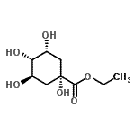 CAS 登录号：463325-95-3， 乙基(1S,3R,4S,5R)-1,3,4,5-四羟基环己烷甲酸酯