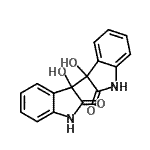 CAS 登录号：464-73-3， 3,3'-二羟基-1,1',3,3'-四氢-2H,2'H-3,3'-联吲哚-2,2'-二酮