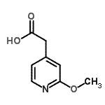CAS 登录号：464152-38-3， (2-甲氧基-4-吡啶基)乙酸