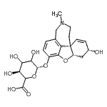 CAS#: 464189-54-6, (4aS,6R,8aS)-6-Hydroxy-11-methyl-5,6,9,10,11,12-hexahydro-4aH-[1]benzofuro[3a,3,2-ef][2]benzazepin-3-yl beta-D-glycero-hexopyranosiduronic acid