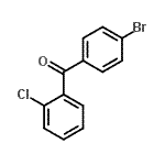 CAS 登录号：464190-33-8， (4-溴苯基)(2-氯苯基)甲酮
