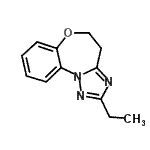 CAS 登录号：464201-63-6， 2-乙基-4,5-二氢[1,2,4]三唑并[5,1-d][1,5]苯并氧氮杂卓