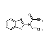 CAS 登录号：46421-64-1， 1-(1,3-苯并噻唑-2-基)-1-乙烯基脲