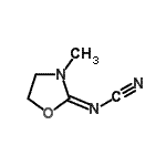 CAS 登录号：467250-55-1， [(2E)-3-甲基-1,3-恶唑烷-2-亚基]氰胺