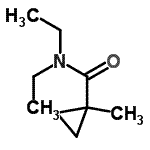 CAS 登录号：467426-60-4， N,N-二乙基-1-甲基环丙烷甲酰胺