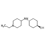 CAS 登录号：467444-15-1， 反式-4-[(1-乙基-4-哌啶基)氨基]环己醇