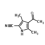 CAS#: 467470-43-5, 4-Acetyl-3,5-Dimethyl-1H-Pyrrole-2-Carbonitrile