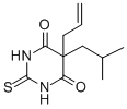 CAS#: 468-65-5, Dihydro-5-(2-Methylpropyl)-5-Isopropyl-2-Thioxopyrimidine-4,6(1H,5H)-Dione