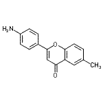 CAS 登录号：468060-73-3， 2-(4-氨基苯基)-6-甲基-4H-苯并吡喃-4-酮