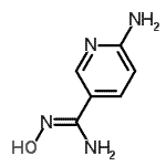 CAS 登录号：468068-28-2， 6-氨基-N-羟基-3-吡啶甲脒
