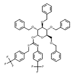 CAS 登录号：468095-63-8， 2,3,4,6-四-O-苄基-1-O-[(Z)-{[4-(三氟甲基)苄基]硫基}{[4-(三氟甲基)苯基]亚氨基}甲基]-alpha-D-吡喃葡萄糖