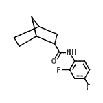 CAS 登录号：468744-12-9， N-(2,4-二氟苯基)双环[2.2.1]庚烷-2-甲酰胺