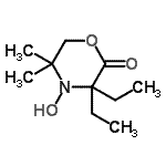 CAS 登录号：468772-74-9， 3,3-二乙基-4-羟基-5,5-二甲基-2-吗啉酮