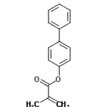 CAS 登录号：46904-74-9， 4-联苯基甲基丙烯酸酯