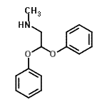 CAS 登录号：46917-23-1， N-甲基-2,2-二苯氧基乙胺