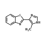 CAS 登录号：469911-17-9， 2-(5-甲基-1H-咪唑-4-基)-1,3-苯并噻唑