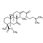 CAS#: 471-71-6, Methyl (13Z,14alpha)-13-{2-[2-(Dimethylamino)Ethoxy]-2-Oxoethylidene}-14-Methyl-7-Oxopodocarpan-16-Oate