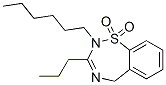 CAS#: 47190-13-6, 2-Hexyl-3-Propyl-2,5-Dihydro-1,2,4-Benzothiadiazepine 1,1-Dioxide