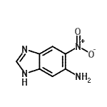 CAS 登录号：471910-17-5， 5-硝基-1H-苯并咪唑-6-胺