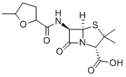 CAS 登录号:47219-50-1, (2S-(2-alpha,5-alpha,6-beta))-3,3-二甲基-7-氧代-6-(((四氢-5-甲基-2-呋喃基)羰基)氨基)-4-硫杂-1-氮杂双环(3.2.0)庚烷-2-羧酸