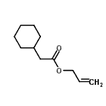 CAS 登录号：4728-82-9， 烯丙基环己基乙酸酯