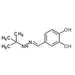 CAS 登录号：473238-79-8， 4-{(E)-[(2-甲基-2-丙基)亚肼基]甲基}-1,2-苯二酚