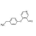 CAS 登录号：473255-77-5， 4-(4-乙基苯氧基)烟醛