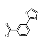 CAS 登录号：473538-14-6， 3-(1,3-恶唑-2-基)苯甲酰氯