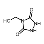 CAS 登录号：474459-27-3， 4-(羟基甲基)-1,2,4-三唑烷-3,5-二酮