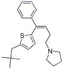 CAS#: 47453-14-5, 1-[(Z)-4-[5-(2,2-Dimethylpropyl)-2-Thienyl]-4-Phenyl-3-Butenyl]Pyrrolidine