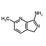 CAS 登录号：474554-83-1， 2-甲基-5H-吡咯并[3,4-b]吡啶-7-胺