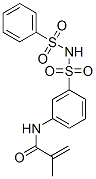 CAS 登录号：47458-36-6， N-[3-[[(苯基磺酰基)氨基]磺酰基]苯基]甲基丙烯酰胺