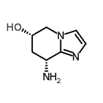CAS 登录号：474623-15-9， (6S,8R)-8-氨基-5,6,7,8-四氢咪唑并[1,2-a]吡啶-6-醇