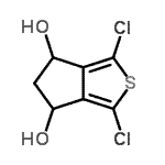 CAS 登录号：474654-88-1， 1,3-二氯-5,6-二氢-4H-环戊二烯并[c]噻吩-4,6-二醇