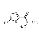 CAS 登录号：474711-51-8， 5-溴-N,N-二甲基-2-噻吩甲酰胺
