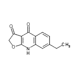 CAS 登录号：474763-84-3， 7-乙基呋喃并[2,3-b]喹啉-3,4(2H,9H)-二酮