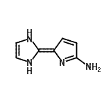 CAS 登录号：475149-64-5， 2-(1,3-二氢-2H-咪唑-2-亚基)-2H-吡咯-5-胺