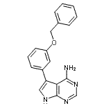 CAS 登录号：475489-37-3， 5-[3-(苄氧基)苯基]-1H-吡咯并[2,3-d]嘧啶-4-胺