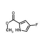 CAS 登录号：475561-89-8， 甲基4-氟-1H-吡咯-2-羧酸酯