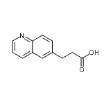 CAS 登录号：476660-20-5， 3-(6-喹啉基)丙酸
