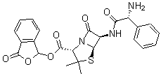 CAS 登录号:47747-56-8, 酞氨青霉素