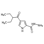 CAS 登录号：477848-78-5， 4-(2-乙基丁酰基)-1H-吡咯-2-甲酰肼
