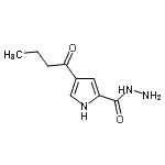 CAS 登录号：477848-80-9， 4-丁酰基-1H-吡咯-2-甲酰肼