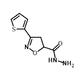 CAS 登录号：478078-60-3， 3-(2-噻吩基)-4,5-二氢-1,2-恶唑-5-甲酰肼